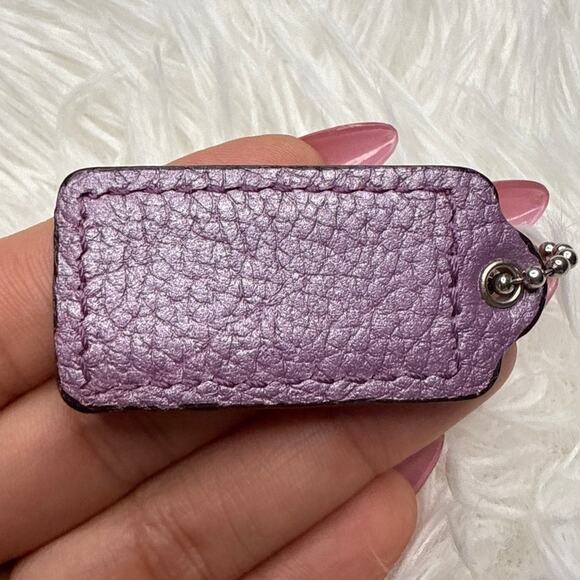1.5" COACH Fob Bag Charm Hang tag Hangtag - Picture 2 of 2